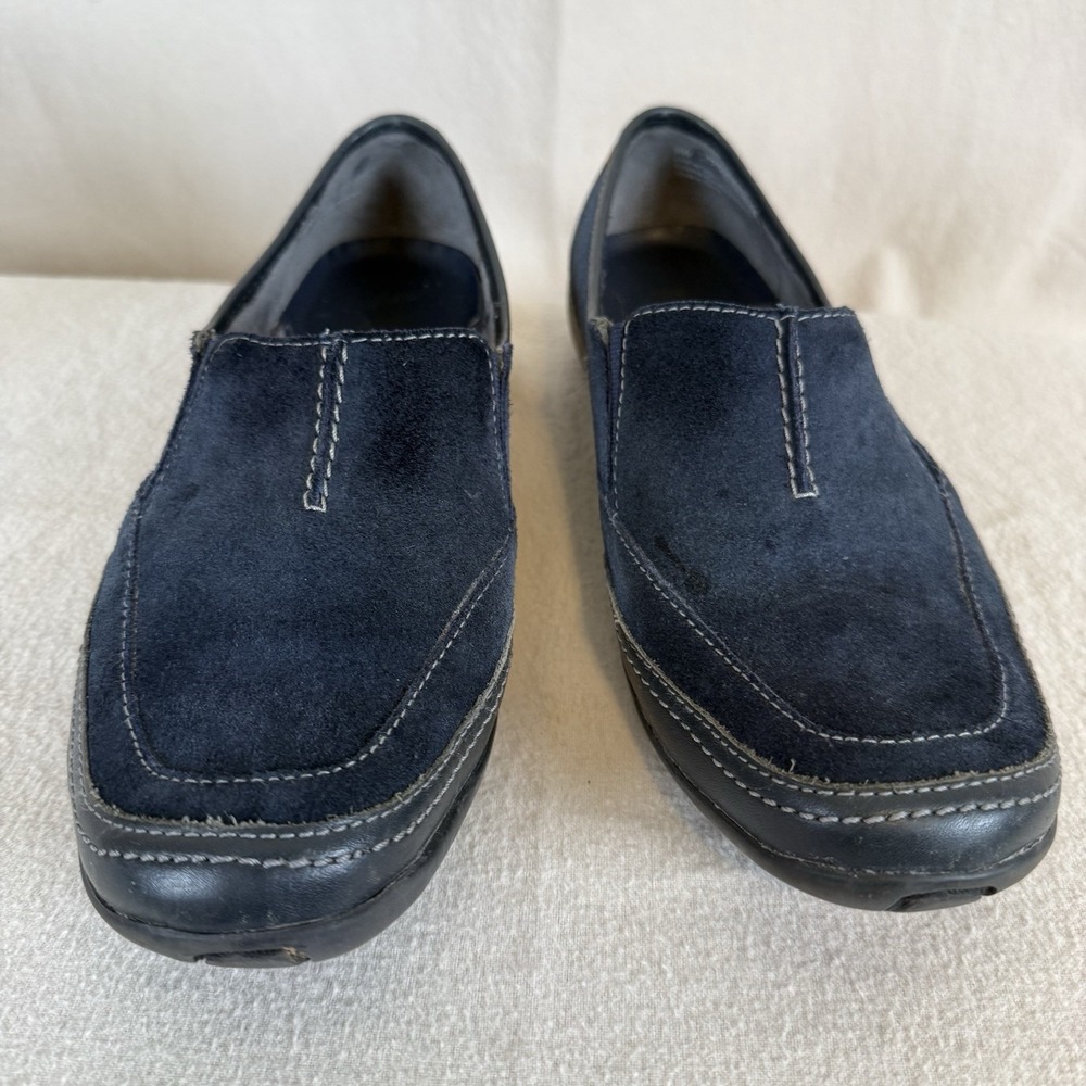 Array Women's‎ 9w Blue Suede Loafers Classic Driving Shoe